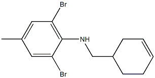 2,6-dibromo-N-(cyclohex-3-en-1-ylmethyl)-4-methylaniline