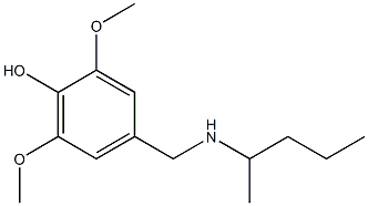 2,6-dimethoxy-4-[(pentan-2-ylamino)methyl]phenol