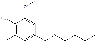  2,6-dimethoxy-4-[(pentan-2-ylamino)methyl]phenol