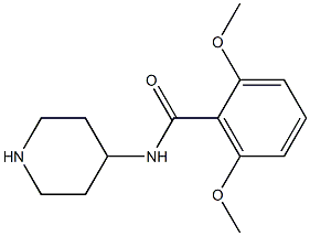 2,6-dimethoxy-N-(piperidin-4-yl)benzamide