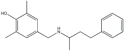 2,6-dimethyl-4-{[(4-phenylbutan-2-yl)amino]methyl}phenol