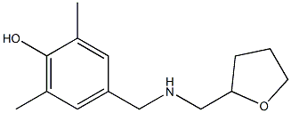 2,6-dimethyl-4-{[(oxolan-2-ylmethyl)amino]methyl}phenol Structure