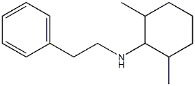 2,6-dimethyl-N-(2-phenylethyl)cyclohexan-1-amine Structure