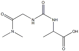 2-[({[2-(dimethylamino)-2-oxoethyl]amino}carbonyl)amino]propanoic acid