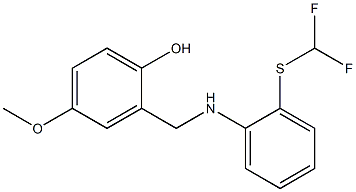 2-[({2-[(difluoromethyl)sulfanyl]phenyl}amino)methyl]-4-methoxyphenol