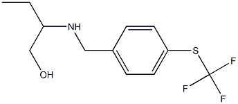 2-[({4-[(trifluoromethyl)sulfanyl]phenyl}methyl)amino]butan-1-ol|