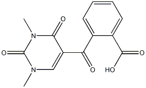  2-[(1,3-dimethyl-2,4-dioxo-1,2,3,4-tetrahydropyrimidin-5-yl)carbonyl]benzoic acid