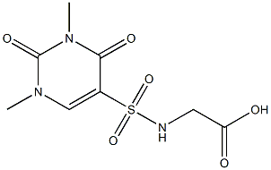 2-[(1,3-dimethyl-2,4-dioxo-1,2,3,4-tetrahydropyrimidine-5-)sulfonamido]acetic acid