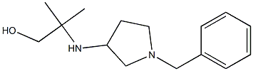 2-[(1-benzylpyrrolidin-3-yl)amino]-2-methylpropan-1-ol Structure