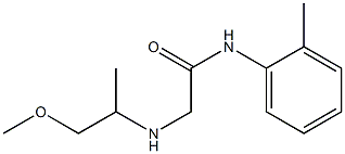 2-[(1-methoxypropan-2-yl)amino]-N-(2-methylphenyl)acetamide