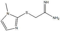 2-[(1-methyl-1H-imidazol-2-yl)sulfanyl]ethanimidamide|