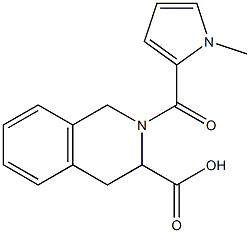 2-[(1-methyl-1H-pyrrol-2-yl)carbonyl]-1,2,3,4-tetrahydroisoquinoline-3-carboxylic acid|