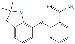 2-[(2,2-dimethyl-2,3-dihydro-1-benzofuran-7-yl)oxy]pyridine-3-carboximidamide