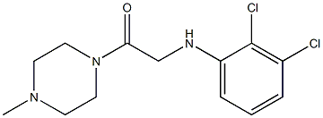 2-[(2,3-dichlorophenyl)amino]-1-(4-methylpiperazin-1-yl)ethan-1-one Structure