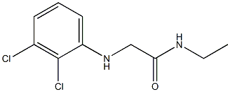 2-[(2,3-dichlorophenyl)amino]-N-ethylacetamide,,结构式