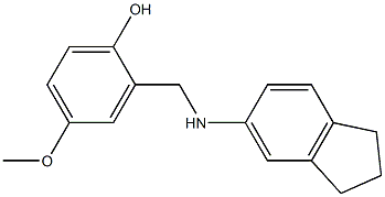  2-[(2,3-dihydro-1H-inden-5-ylamino)methyl]-4-methoxyphenol