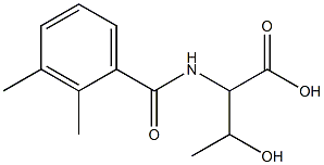 2-[(2,3-dimethylbenzoyl)amino]-3-hydroxybutanoic acid 结构式