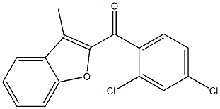 2-[(2,4-dichlorophenyl)carbonyl]-3-methyl-1-benzofuran Structure