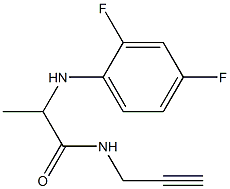  2-[(2,4-difluorophenyl)amino]-N-(prop-2-yn-1-yl)propanamide