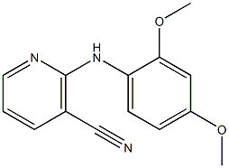 2-[(2,4-dimethoxyphenyl)amino]nicotinonitrile Structure