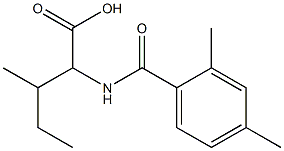 2-[(2,4-dimethylbenzoyl)amino]-3-methylpentanoic acid