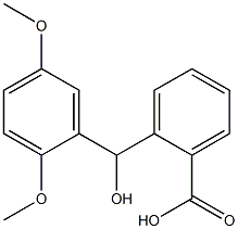 2-[(2,5-dimethoxyphenyl)(hydroxy)methyl]benzoic acid Structure