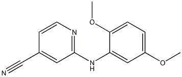 2-[(2,5-dimethoxyphenyl)amino]isonicotinonitrile