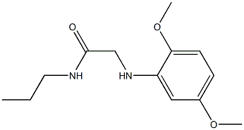 2-[(2,5-dimethoxyphenyl)amino]-N-propylacetamide