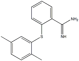 2-[(2,5-dimethylphenyl)sulfanyl]benzene-1-carboximidamide