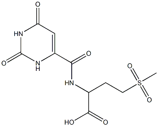 2-[(2,6-dioxo-1,2,3,6-tetrahydropyrimidin-4-yl)formamido]-4-methanesulfonylbutanoic acid|