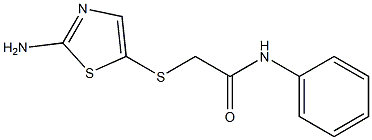 2-[(2-amino-1,3-thiazol-5-yl)thio]-N-phenylacetamide