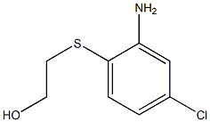 2-[(2-amino-4-chlorophenyl)sulfanyl]ethan-1-ol Struktur