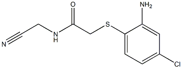 2-[(2-amino-4-chlorophenyl)sulfanyl]-N-(cyanomethyl)acetamide