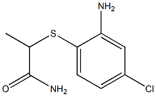 2-[(2-amino-4-chlorophenyl)sulfanyl]propanamide