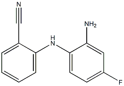 2-[(2-amino-4-fluorophenyl)amino]benzonitrile Structure