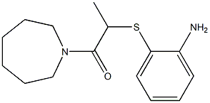  2-[(2-aminophenyl)sulfanyl]-1-(azepan-1-yl)propan-1-one