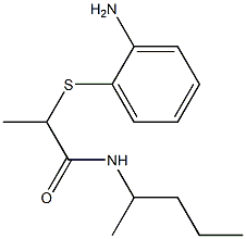 2-[(2-aminophenyl)sulfanyl]-N-(pentan-2-yl)propanamide