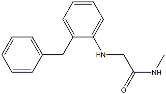 2-[(2-benzylphenyl)amino]-N-methylacetamide
