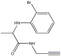 2-[(2-bromophenyl)amino]-N-(prop-2-yn-1-yl)propanamide