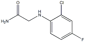 2-[(2-chloro-4-fluorophenyl)amino]acetamide,,结构式