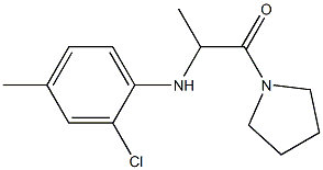 2-[(2-chloro-4-methylphenyl)amino]-1-(pyrrolidin-1-yl)propan-1-one|