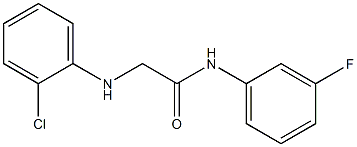  2-[(2-chlorophenyl)amino]-N-(3-fluorophenyl)acetamide