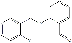 2-[(2-chlorophenyl)methoxy]benzaldehyde 化学構造式