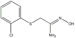 2-[(2-chlorophenyl)sulfanyl]-N'-hydroxyethanimidamide