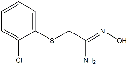 2-[(2-chlorophenyl)sulfanyl]-N'-hydroxyethanimidamide|