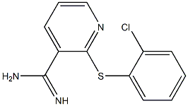 2-[(2-chlorophenyl)sulfanyl]pyridine-3-carboximidamide