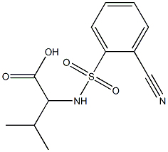 2-[(2-cyanobenzene)sulfonamido]-3-methylbutanoic acid