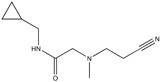2-[(2-cyanoethyl)(methyl)amino]-N-(cyclopropylmethyl)acetamide