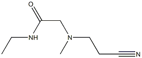  2-[(2-cyanoethyl)(methyl)amino]-N-ethylacetamide