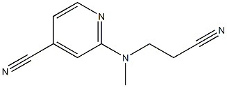 2-[(2-cyanoethyl)(methyl)amino]pyridine-4-carbonitrile